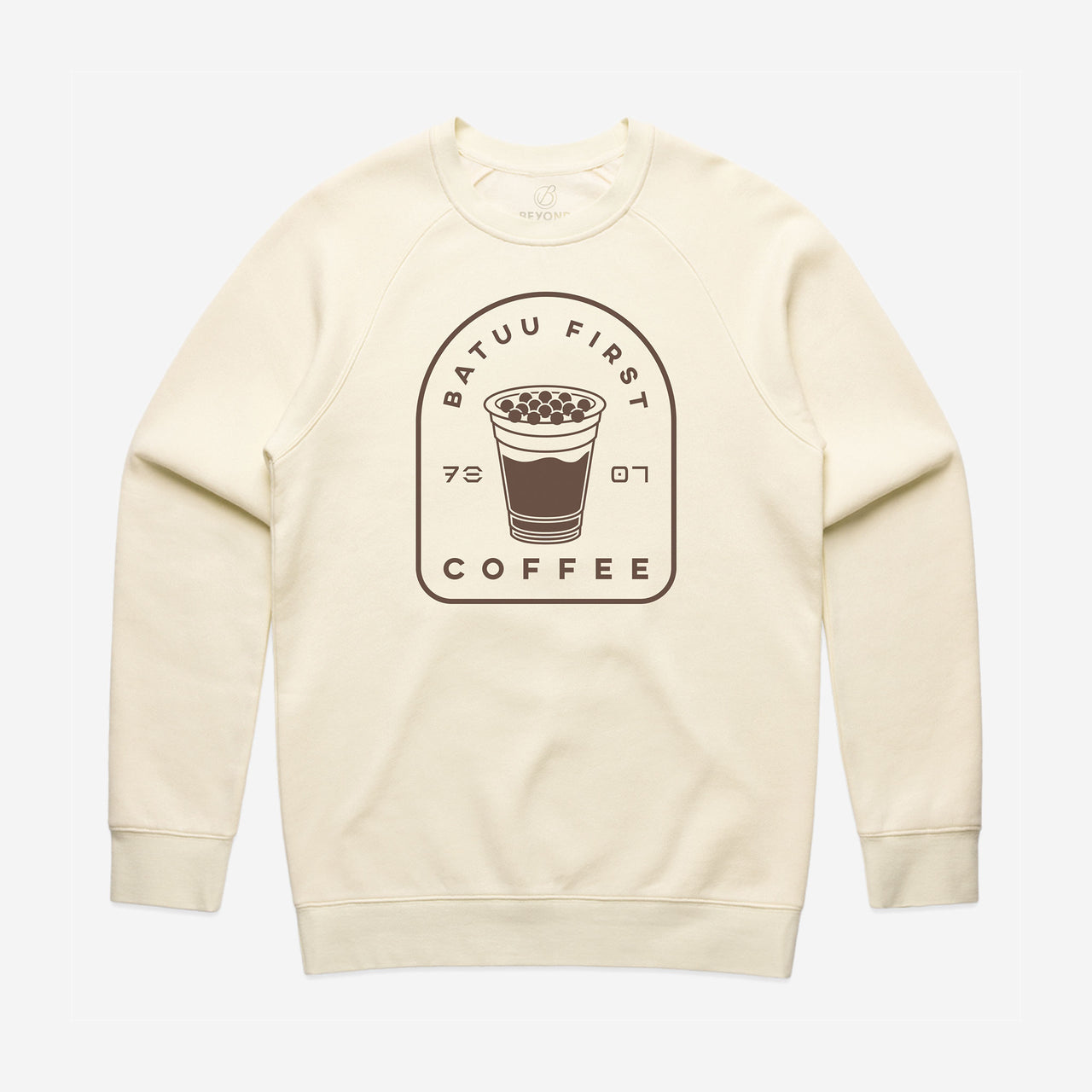 BATUU FIRST COFFEE | Crewneck Sweater | Cream