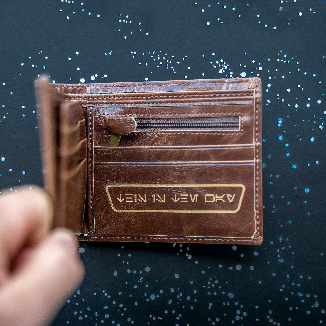 THIS IS THE WAY | Large Leather Wallet