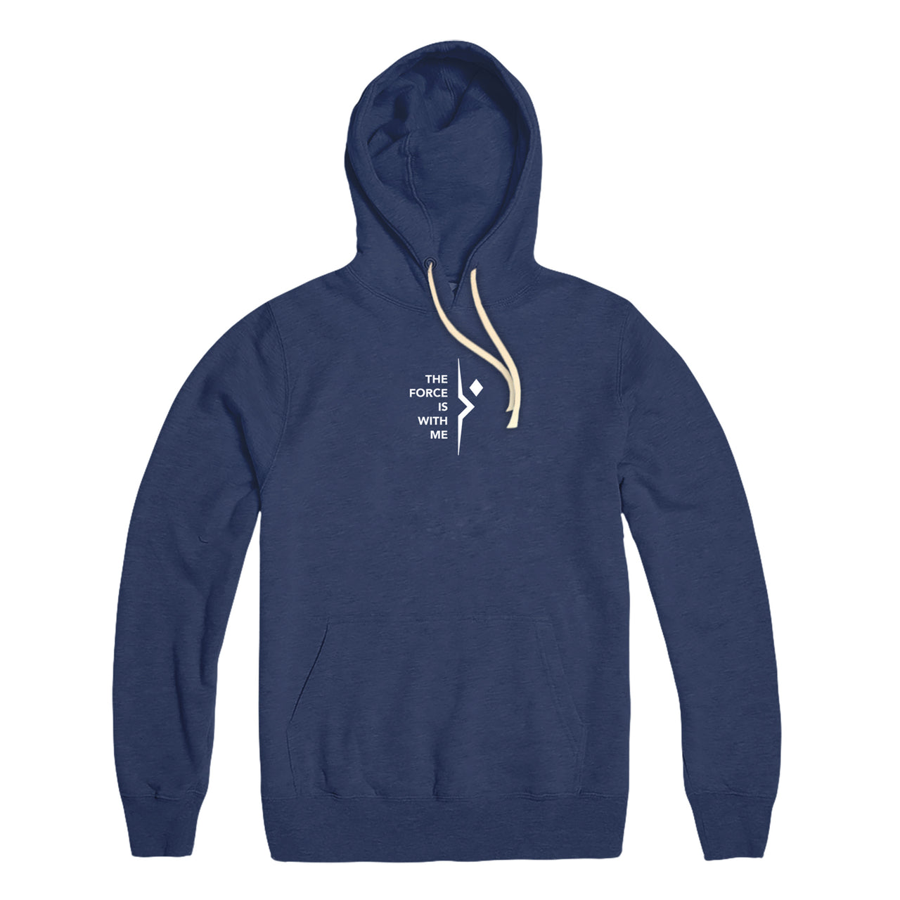 THE FORCE IS WITH ME (Small Print) | Ahsoka | Hoodie | Navy
