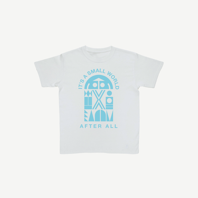 SMALL WORLD | Kids Tee | White