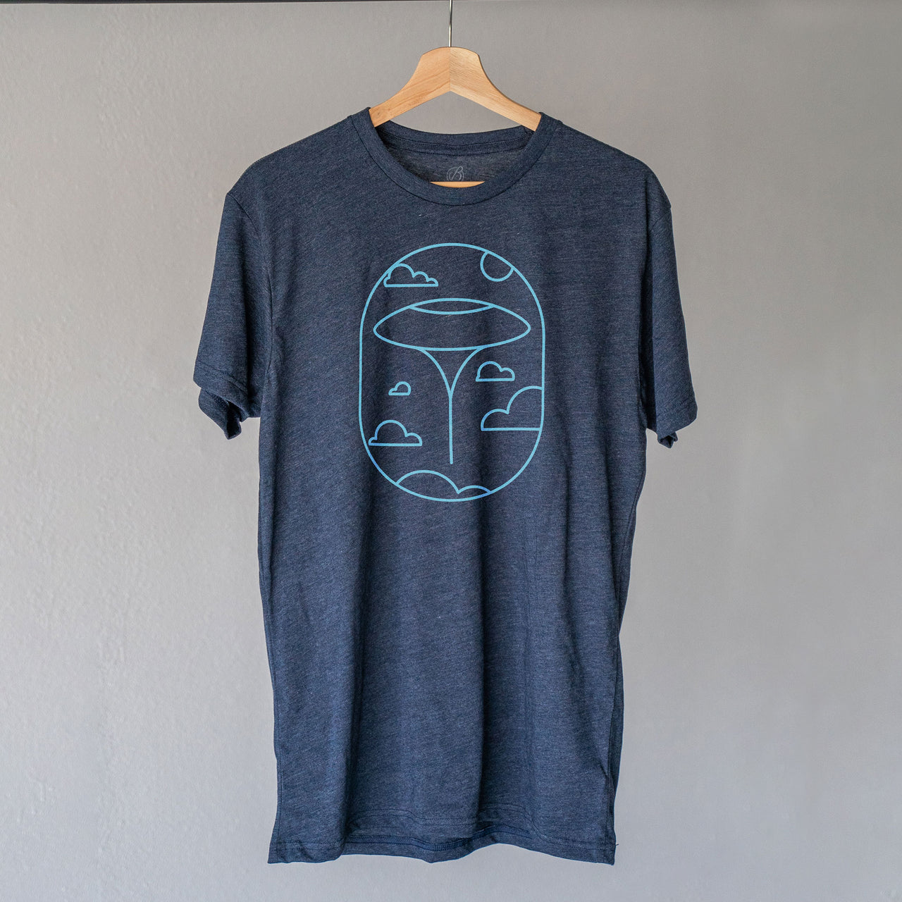 BESPIN | Tee | Heather Navy