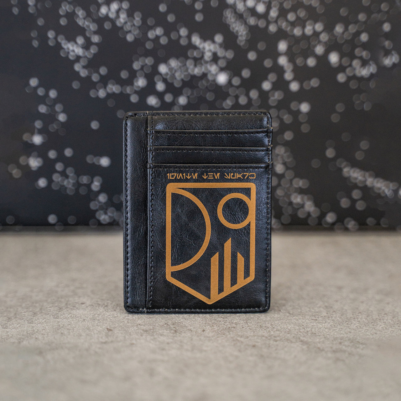 IGNITE THE SPARK | Leather Cardholder | Black