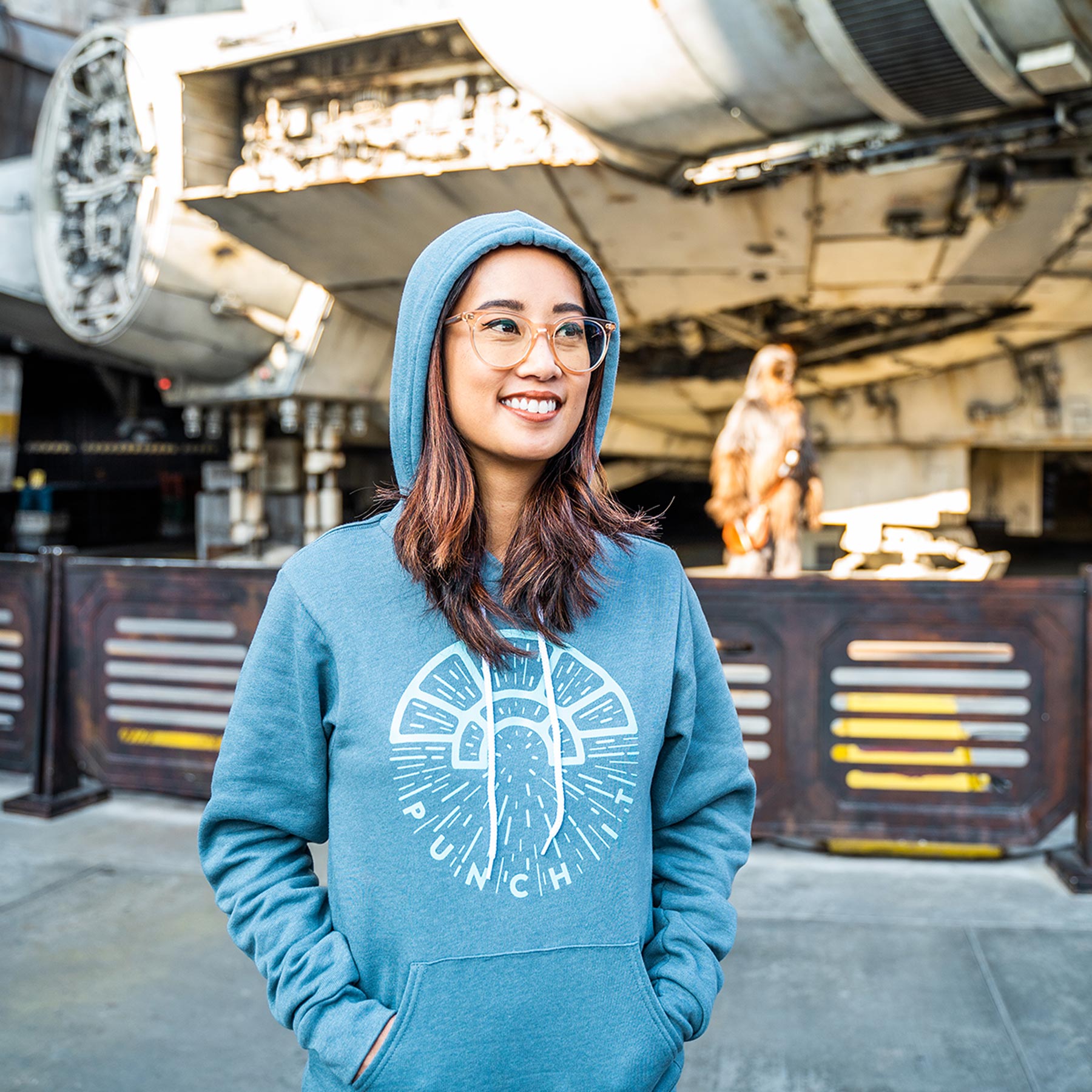 PUNCH IT Hoodie Slate