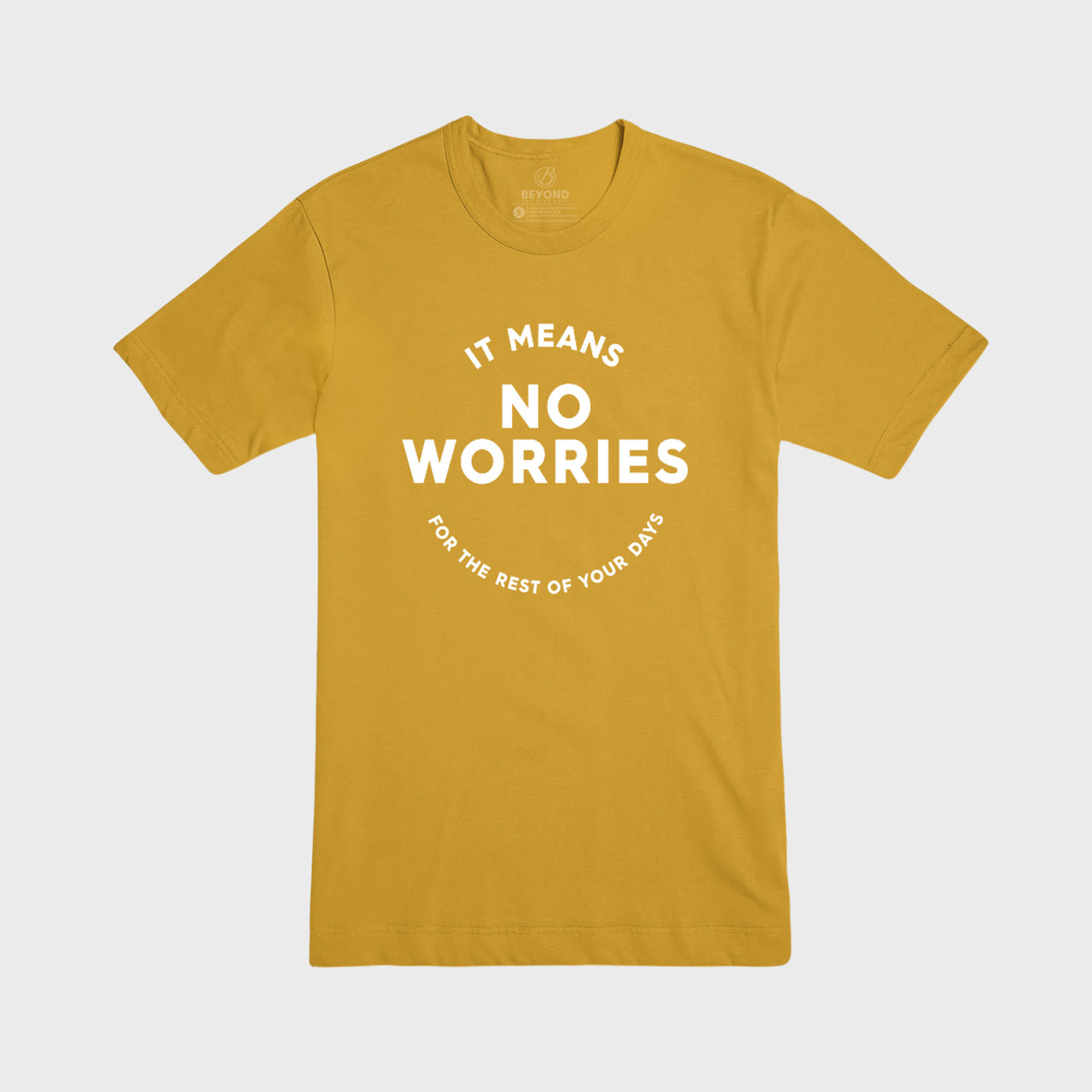 NO WORRIES | Tee | Yellow