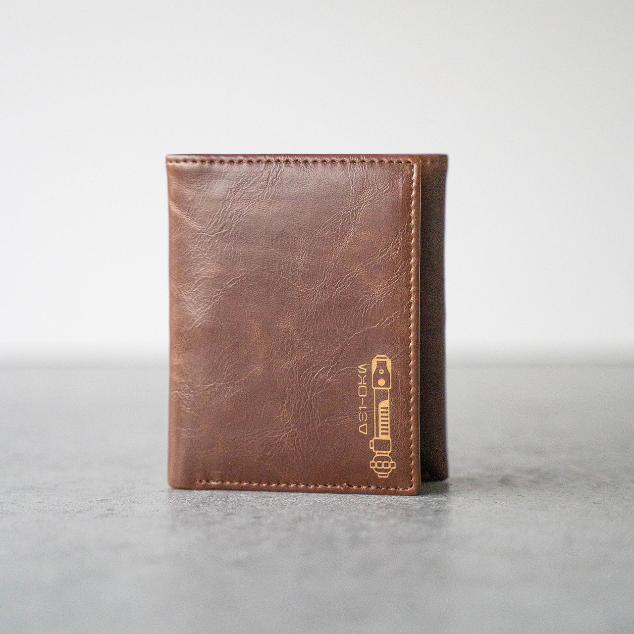 THE FORCE WILL BE WITH YOU | Tri-Fold Leather Wallet