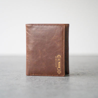 THE FORCE WILL BE WITH YOU | Tri-Fold Leather Wallet