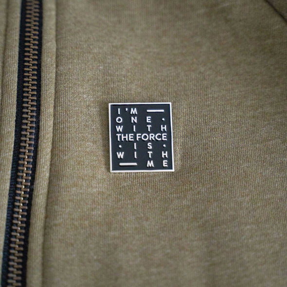 THE FORCE | Pin | Black & Silver