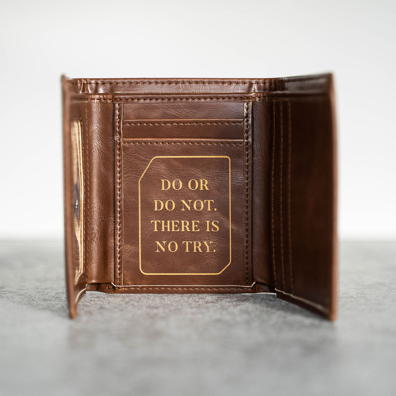 DO OR DO NOT | Tri-Fold Leather Wallet